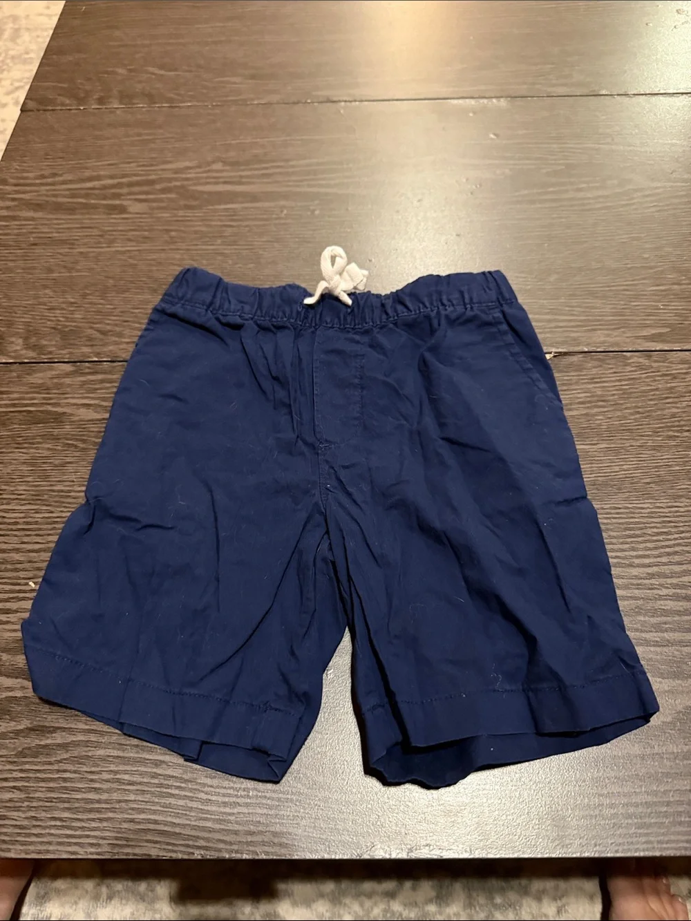 Carter's Navy Blue Pull-On Shorts with White Drawstring